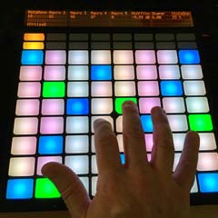 Composing new music with Ableton Push